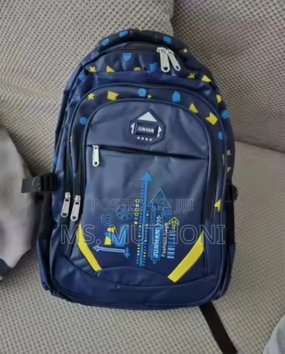 Geometric Pattern School Backpack