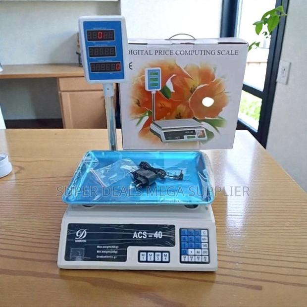 High Performance Plug and Play Acs40 Upto 40kgs Digital Weighing Scale
