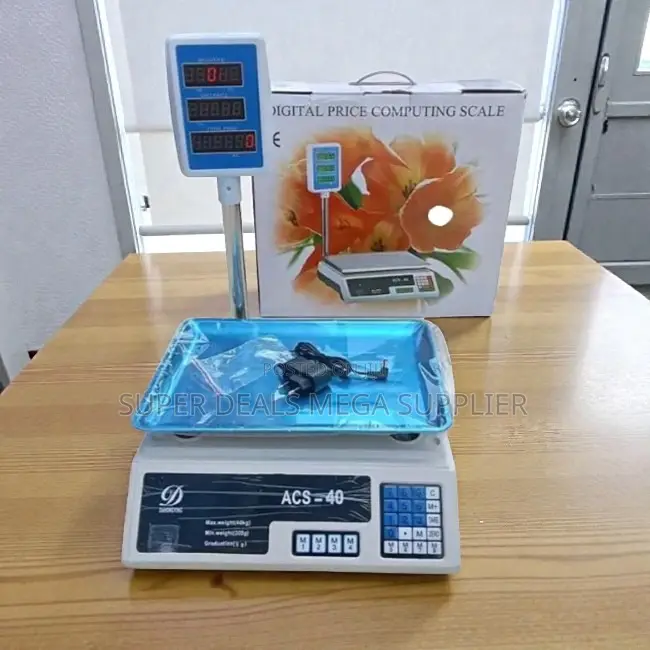 Energy Saving Longer Lasting Acs 40 Upto 40kgs Digital Weighing Scale