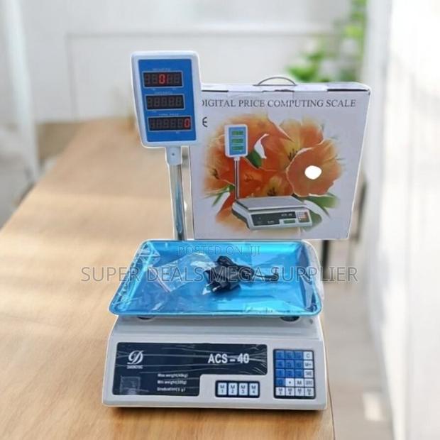 Reliable Quality Space Efficient Acs 40 Upto 40kgs Digital Weigh Scale