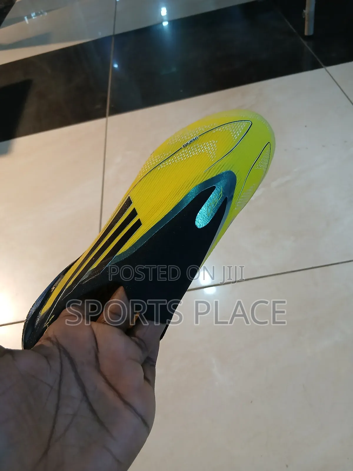 F50 "Bumblebee" Adidas Laceless Football Boots