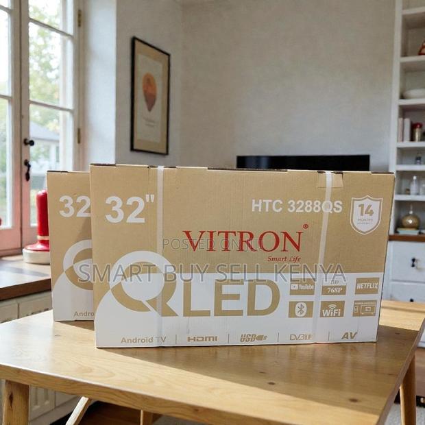 Wifi Enabled Vitron 32 Inch Qled Smart Android Led Tv