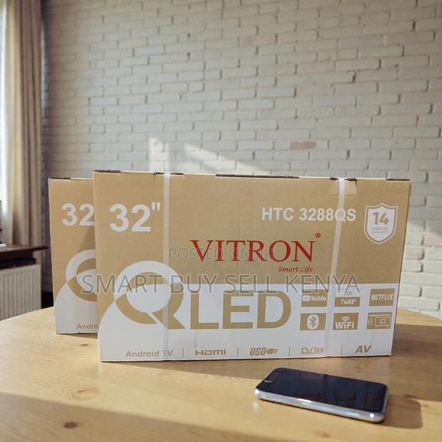 Wifi Activated Vitron 32 Inch Qled Smart Android Led Tv - thumbnail 2