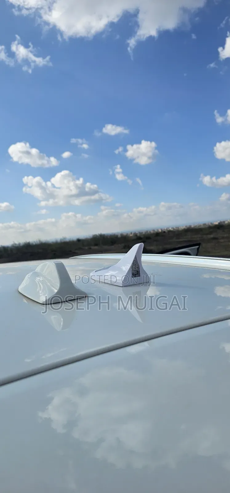 Solar Shark Fin Car Anti-collision Warning Light -