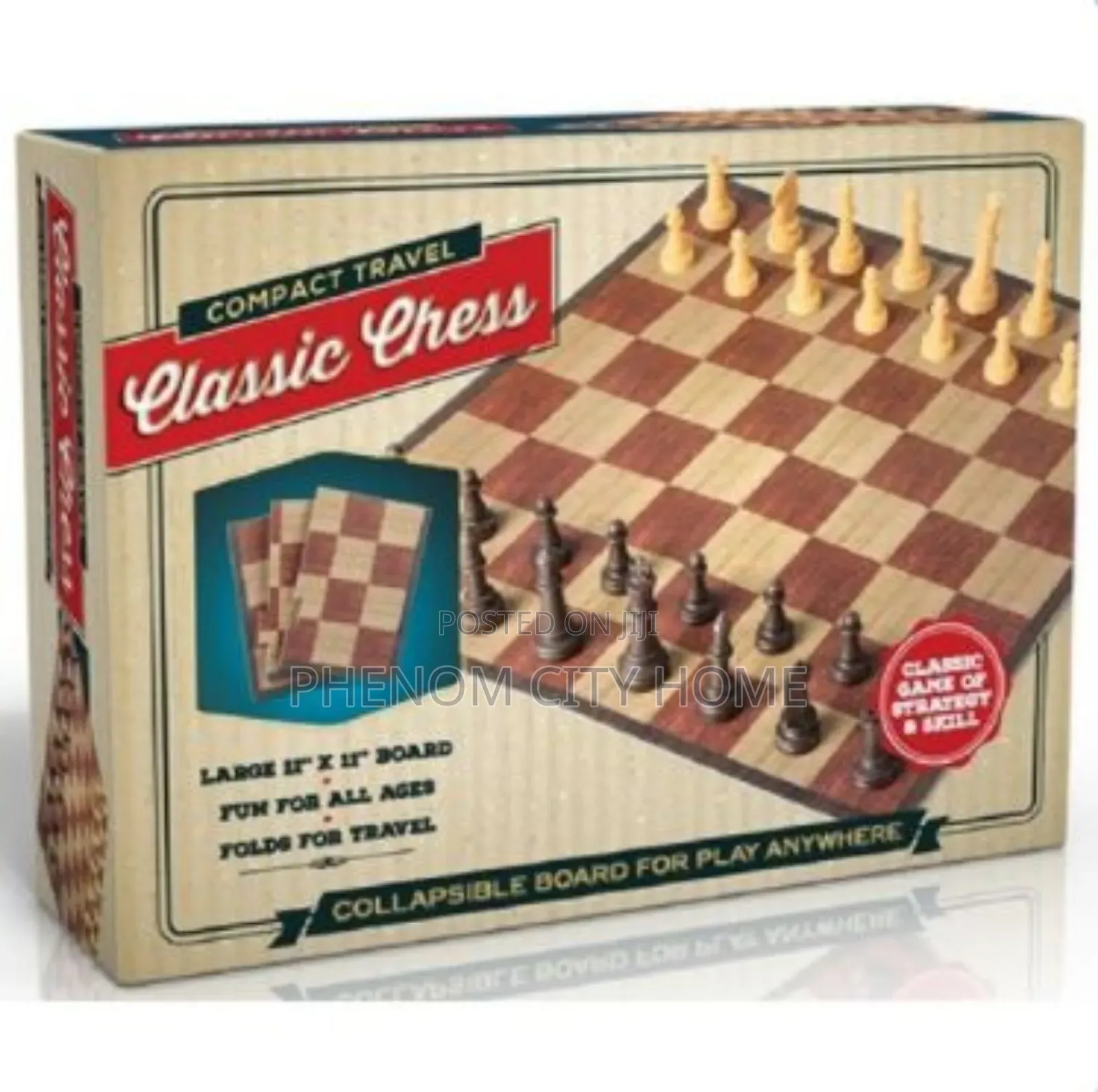 2 in 1 Magnetic Chess Board