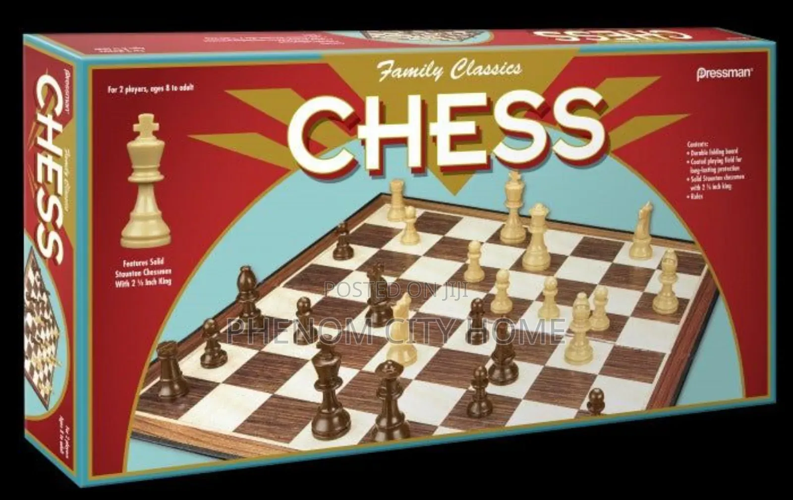 2 in 1 Magnetic Chess Board