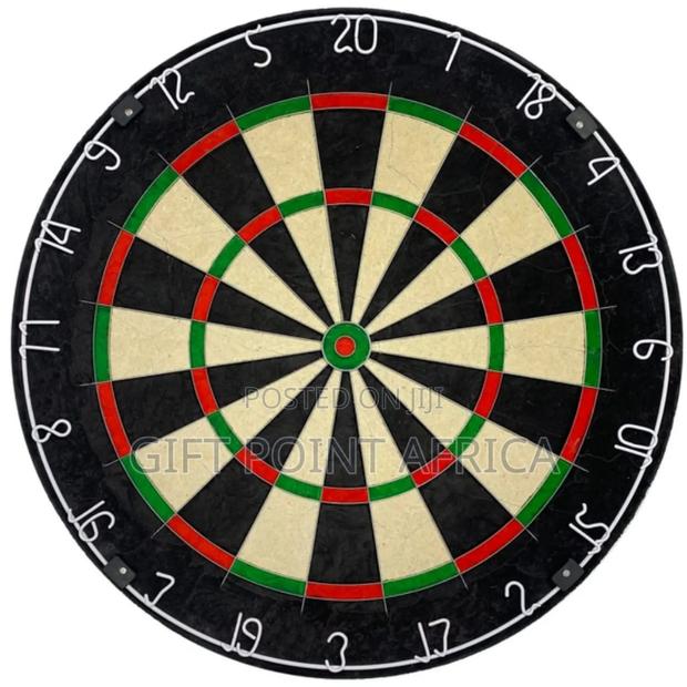 Proffessional Dart Board With Metallic Darts Arrows - thumbnail 3