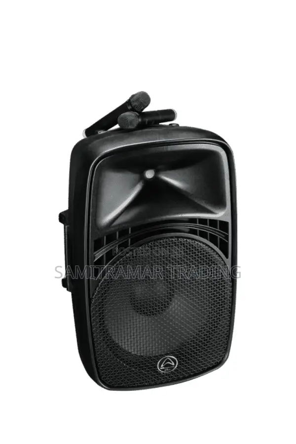 Wharfedale Ez15a 15" Portable Active Pa System With 2 Wireless Mics