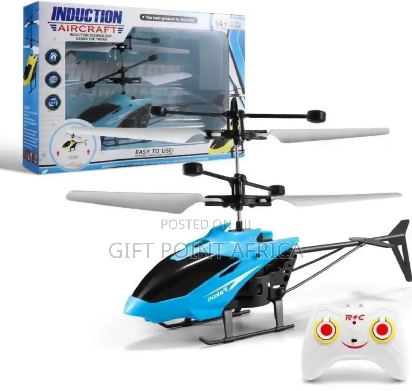 Rechargeable Induction Helicopter For Kids