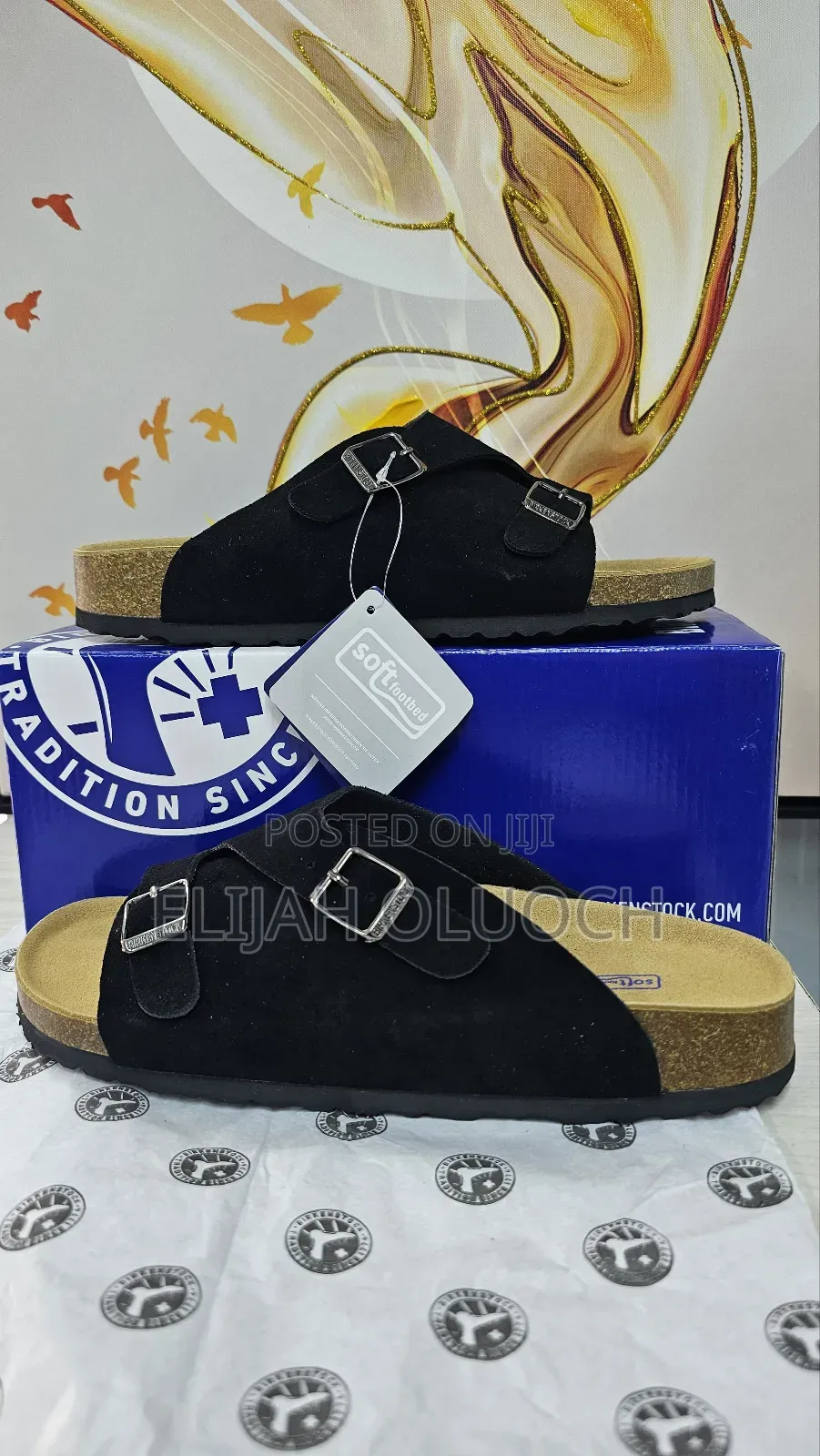 Original Boxed Birkenstock Zurich Suede - Black
Quality