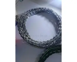 High Security Galvanized Razor Wire – Silver