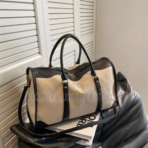 Vintage Womens Canvas Travel Bag - main view