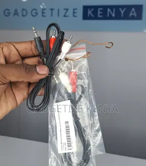 3.5mm Stereo Male Audio Jack to 2-Rca Av Male Cable