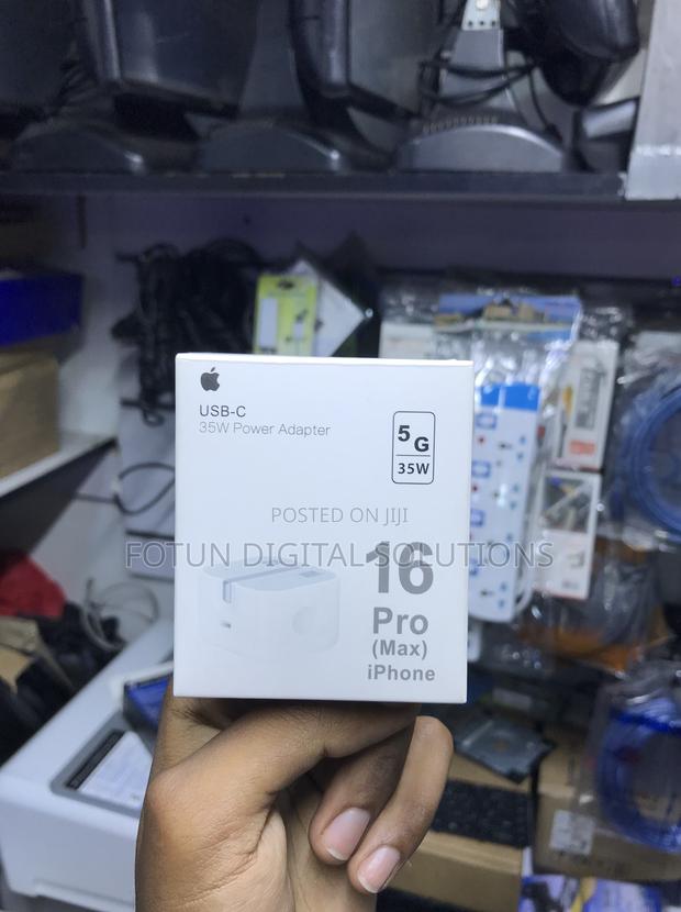 iPhone 16 Pro Max 35w Usb-C Power Adapter - Official Fast Charger