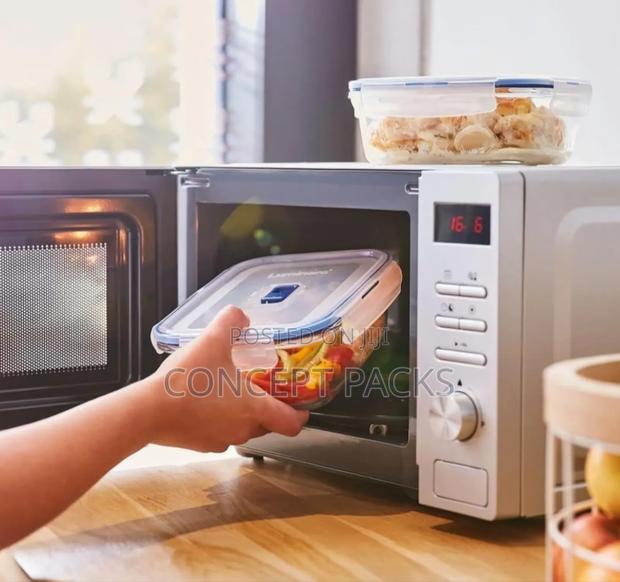 Luminarc 1.2 Litres Pure Box Active Glass Storage Box With Lid - thumbnail 3