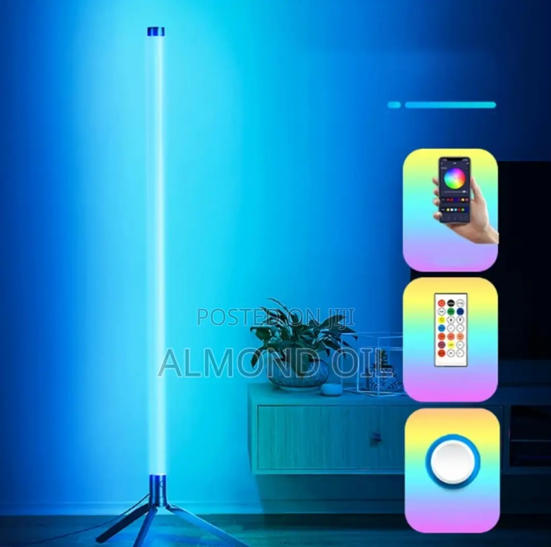 Led RGB Floor 110cm Lighting Corner Lamp With App Bluetooth Christmas