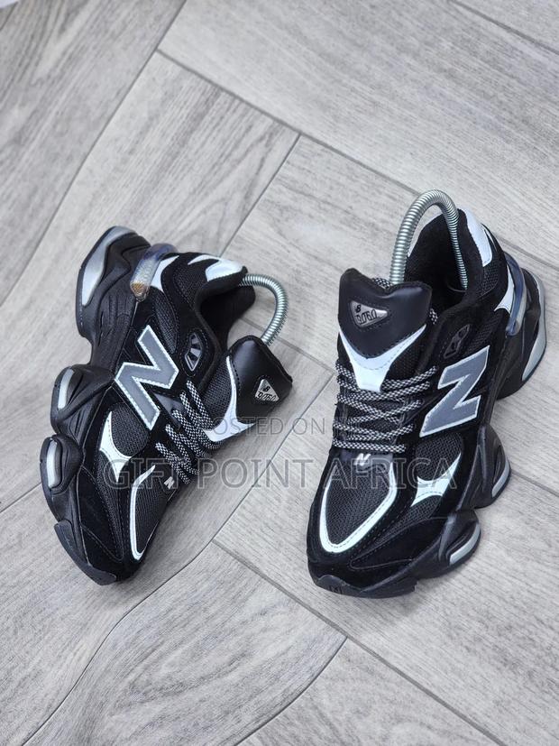 Black New Balance 9060 Sneakers - thumbnail 3