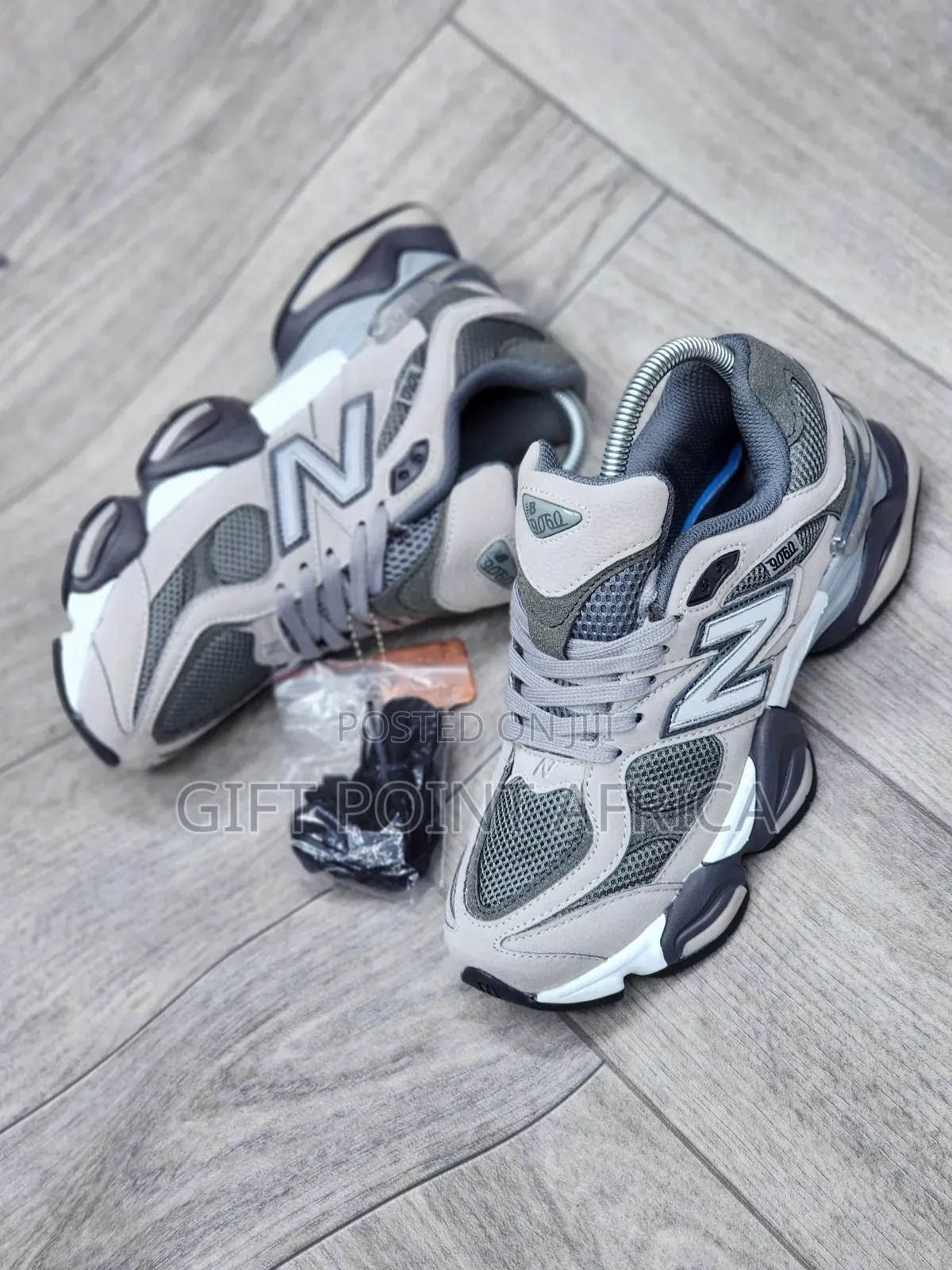 Gray New Balance 9060 Unisex Sneakers