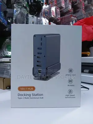 16-in-1 Usb C Docking Station 100w Triple Display Multi Port.