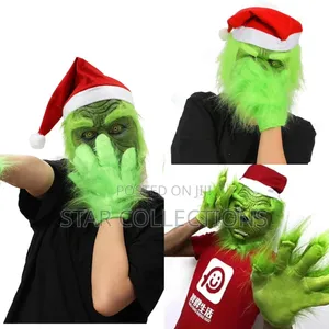 Grinch Mask Set