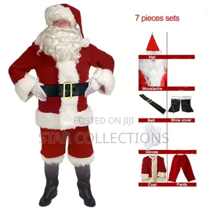 7 in 1 Santa Claus Christmas Costume