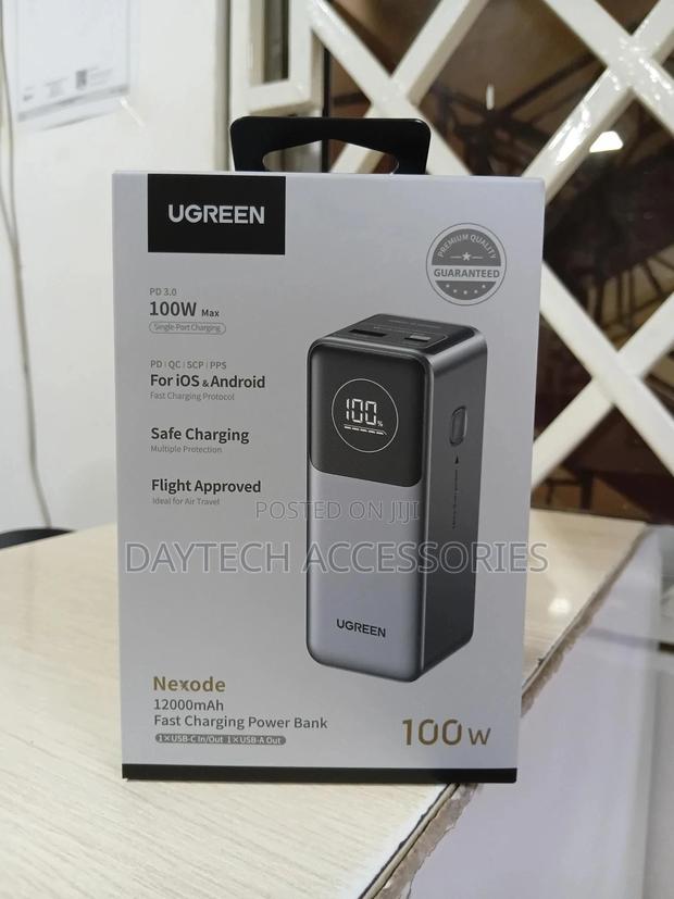 Ugreen - Nexode 100w 12000mah Power Bank Portable Charger for Laptops.