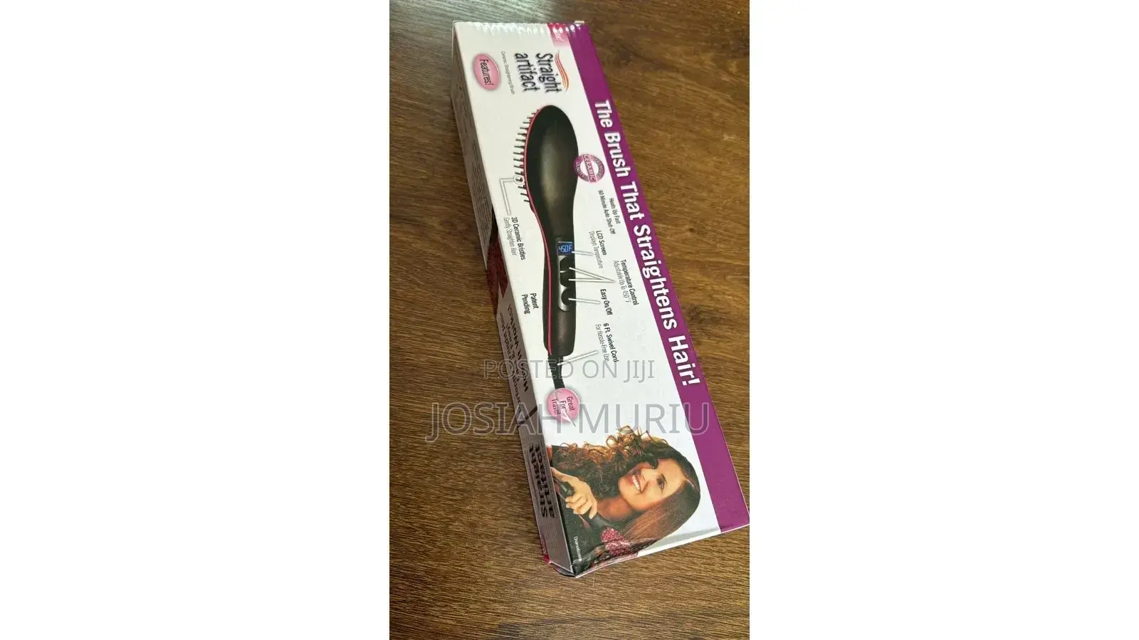 Brush Flat Iron /Hair Straightener