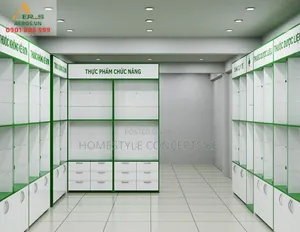 MDF Steel Gypsum Shop Shelves Shelf Lighting Interior Fitting Joinery