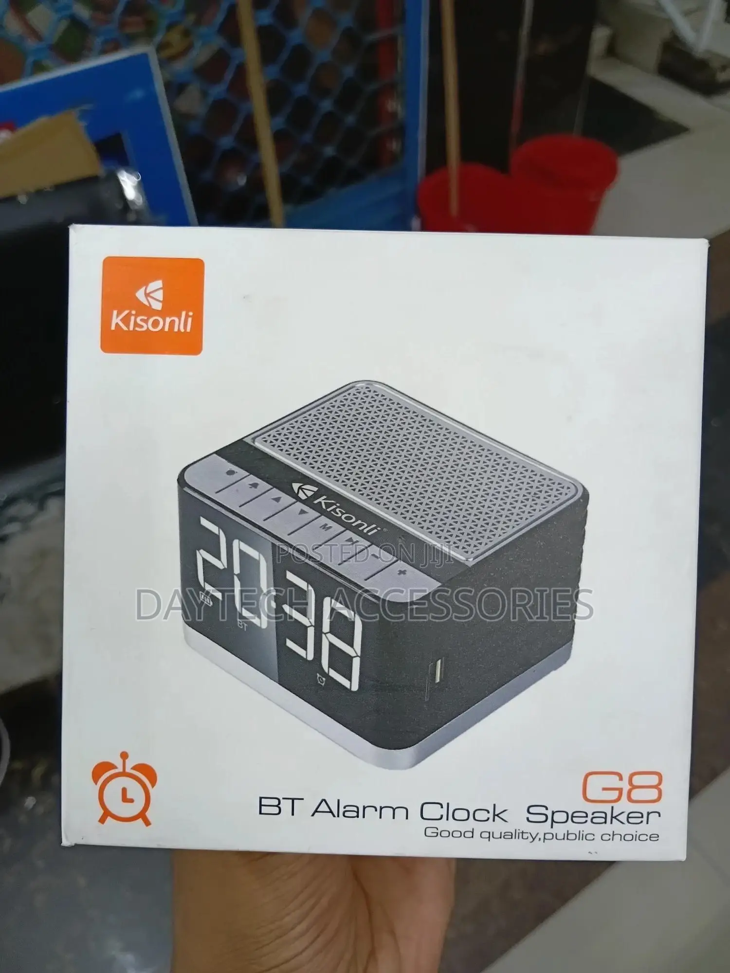 This Is a Kisonli G8 Bluetooth Alarm Clock Speaker.