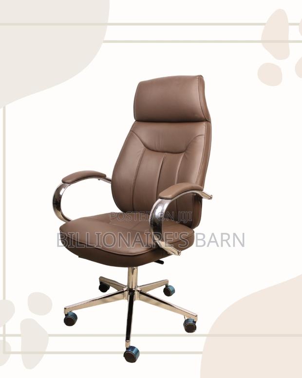 Office Executive Brown Chair Leather | Nairobi Delivery Guaranteed