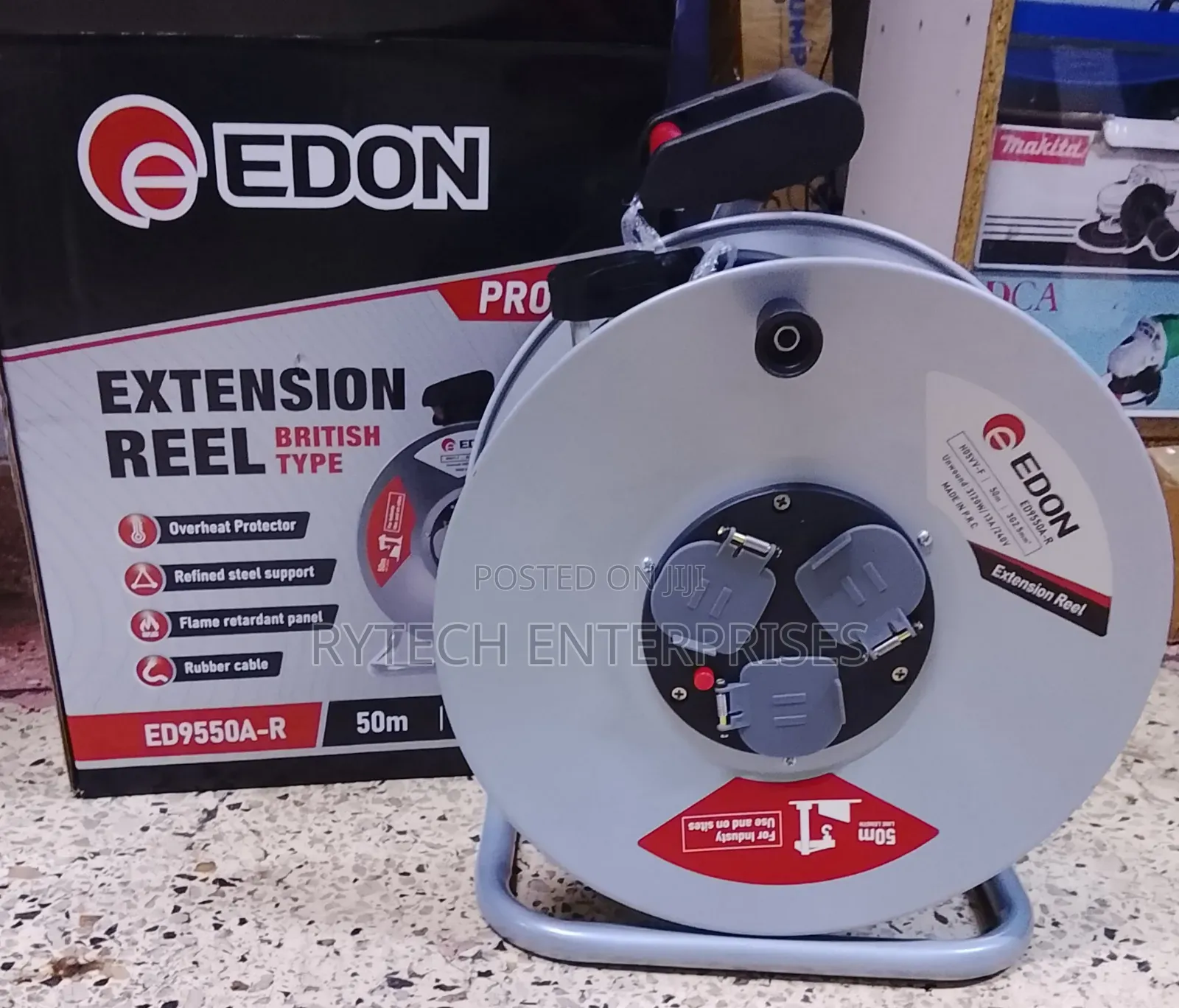 Edon 2.5mm Extension Cable Reel 50meters