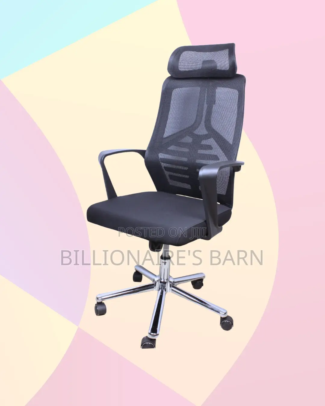 Durable High Back Mechanism Quiet-Roll | Same-Day Delivery Available