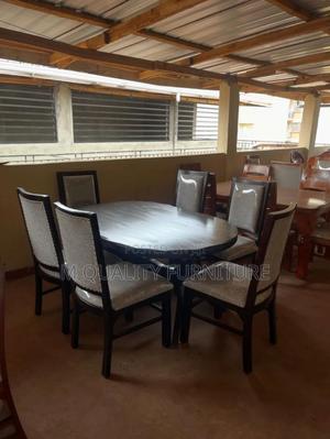 6-Seater New Brown Unique Dining Set - main view