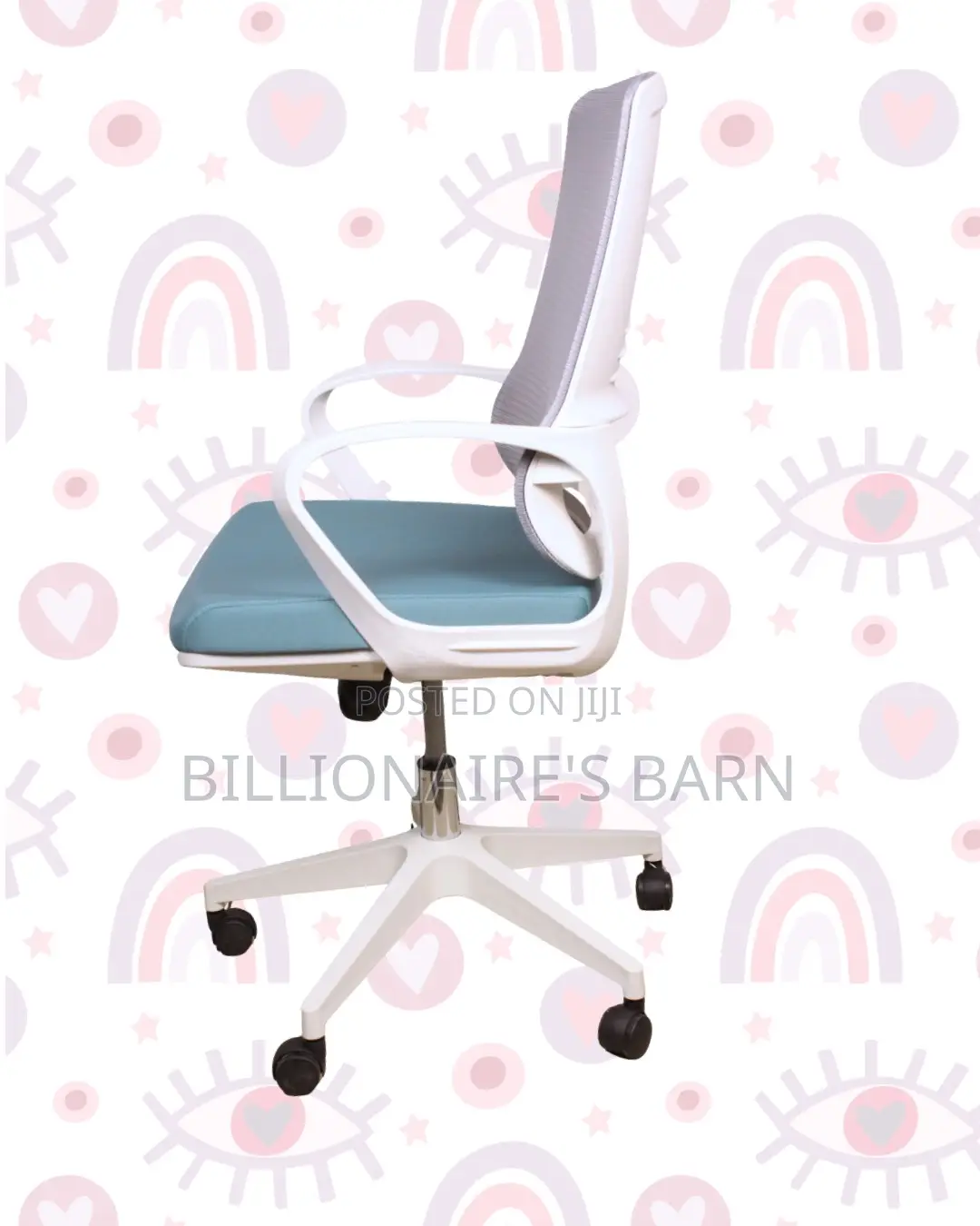Space-Saving Mesh Chair Mesh White | Best Deal Online