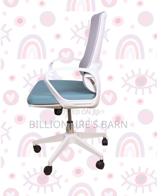 Space-Saving Mesh Chair Mesh White | Best Deal Online - thumbnail 2