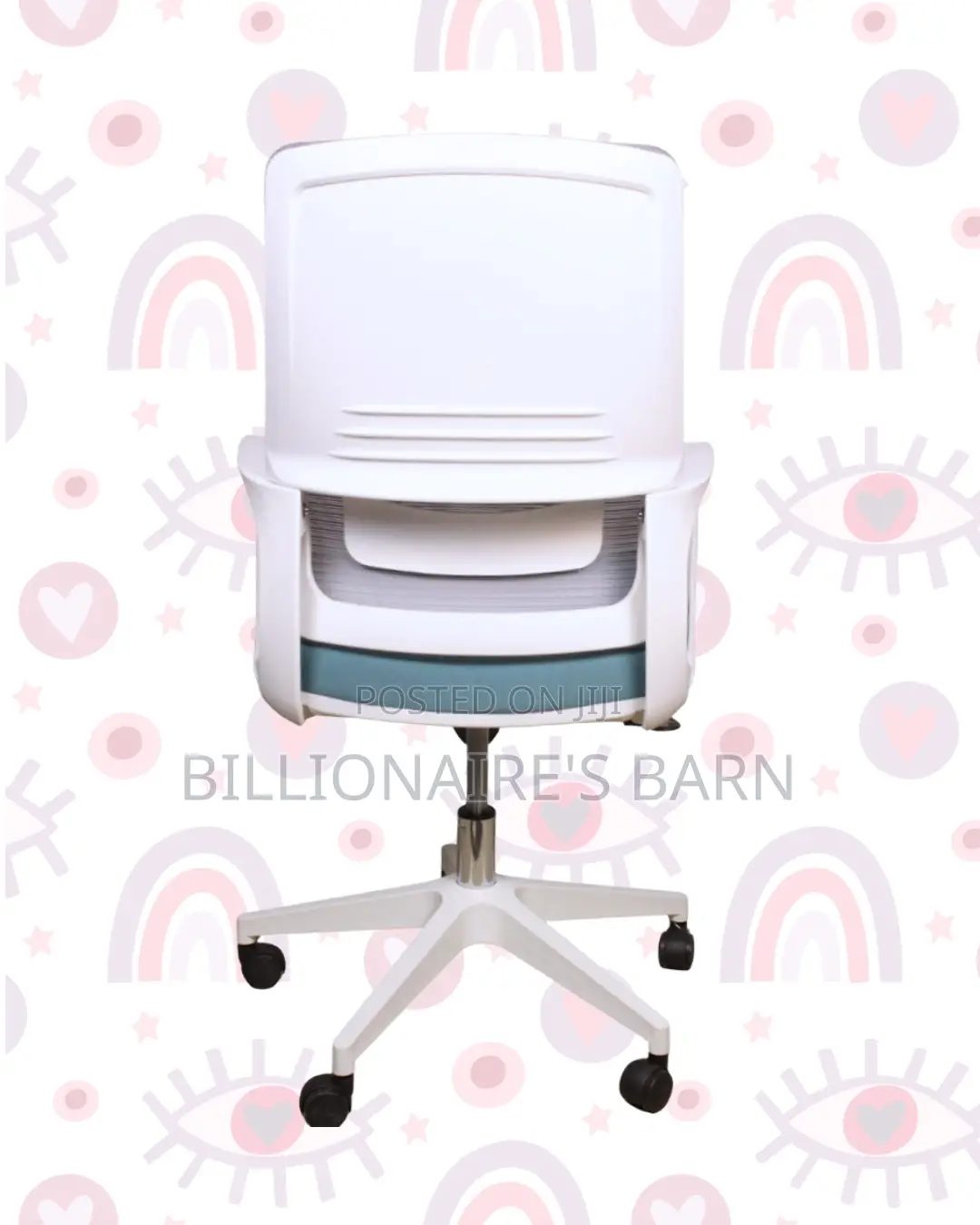 Space-Saving Mesh Chair Mesh White | Best Deal Online