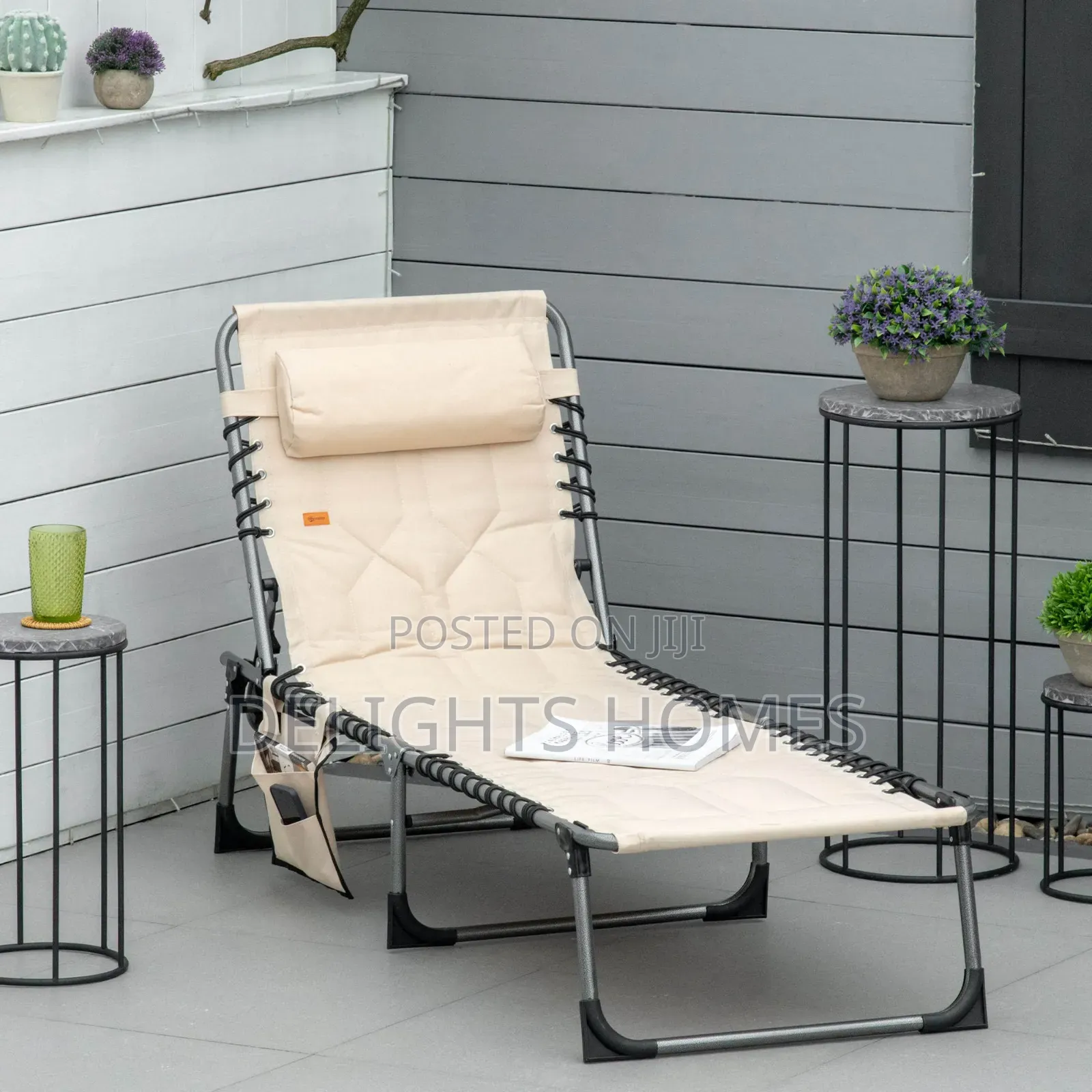Outsunny Folding Chaise Lounge Chair_hh