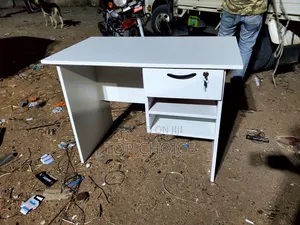 Office Table With Open Drawers