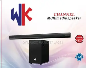 Wk-02 10000w Pmpo 2.1ch Bluetooth Soundbar Wireless Subwoofer System