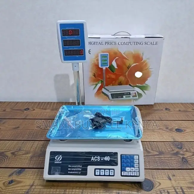 High Quality Material Stable Acs 40 Upto 40kgs Digital Weighing Scale