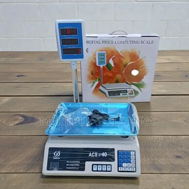 Long Term Reliability Acs 40 Upto 40kgs Digital Weighing Scale