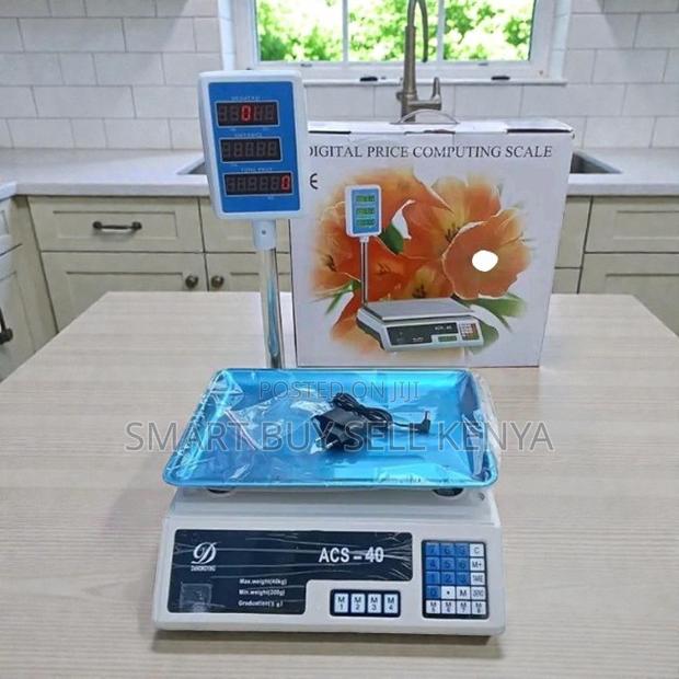 Energy Saving Longer Lasting Acs 40 Upto 40kgs Digital Weighing Scale