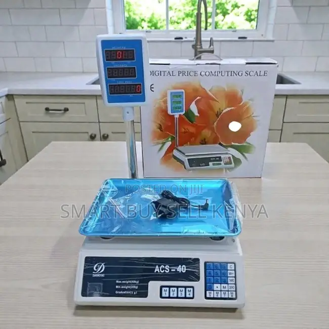 Energy Saving Longer Lasting Acs 40 Upto 40kgs Digital Weighing Scale
