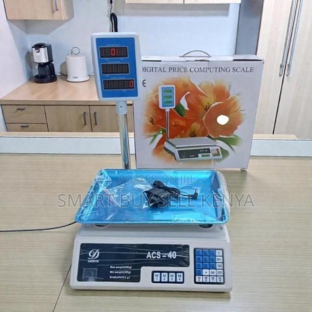 Low Cost Acs 40 Upto 40kgs Computerized Weight Digital Weighing Scale