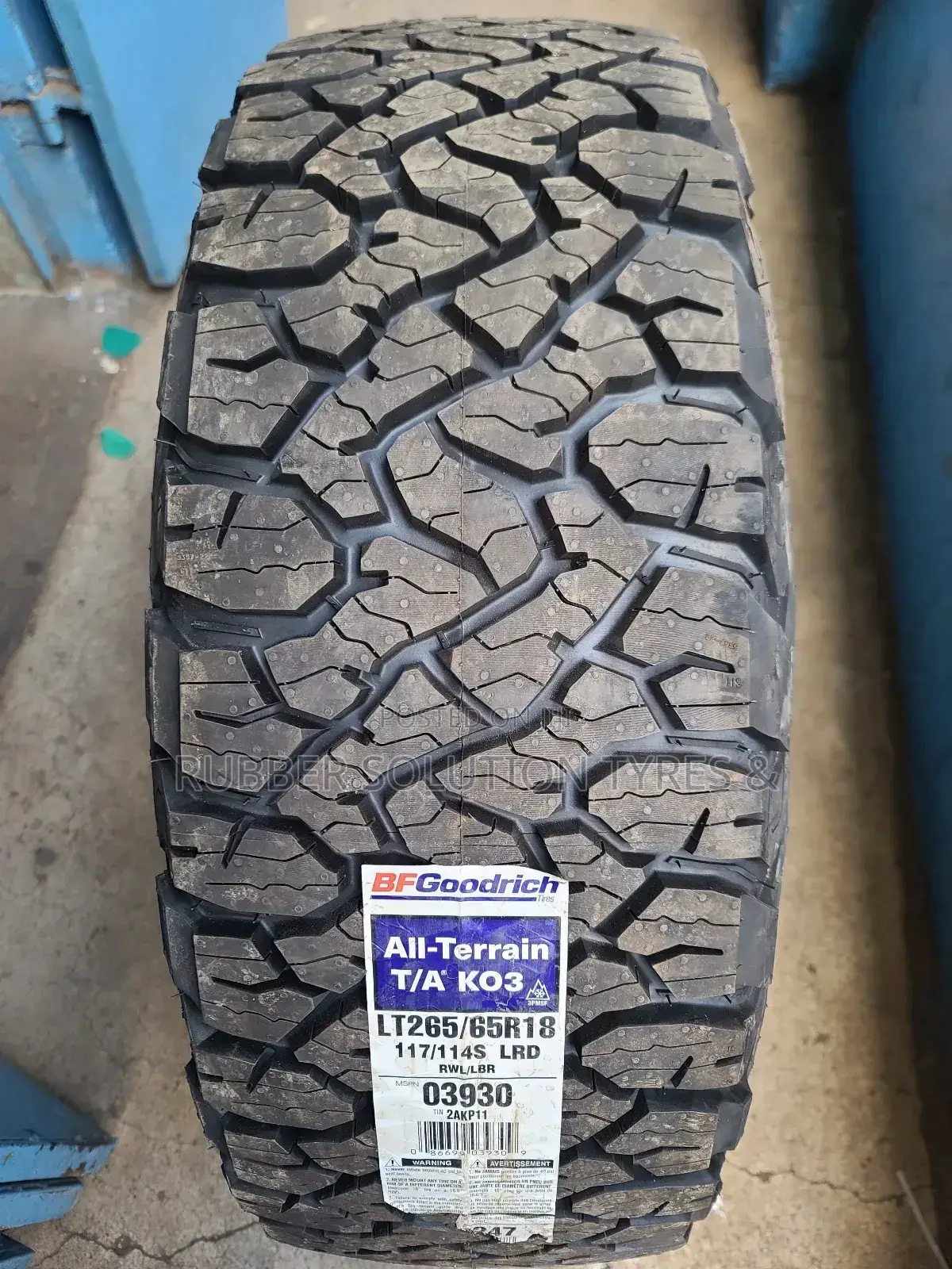 265 /65 R18 Bf Goodrich Tyres a/Tk03 All-Terrain