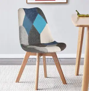 Home Chair; Modern Fabric Padded Dining Chair for Indoor Outdoor Use