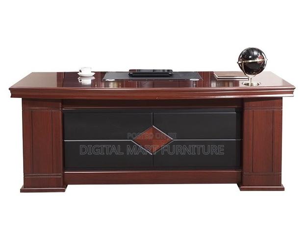 1600mm Mahogany Vintage Desk - thumbnail 2