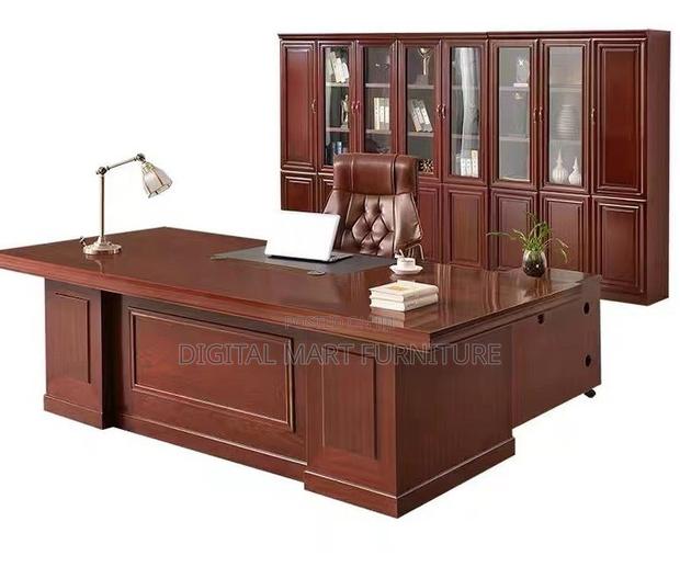 1600mm Mahogany Vintage Desk - thumbnail 3