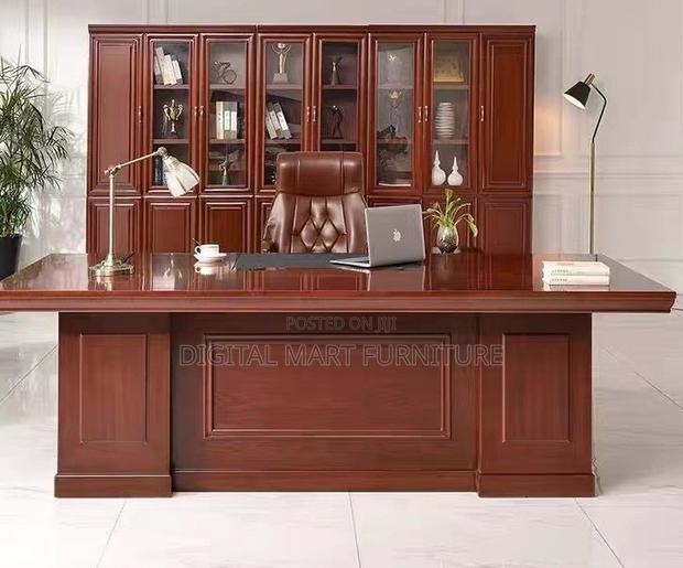 1600mm Mahogany Vintage Desk - thumbnail 5