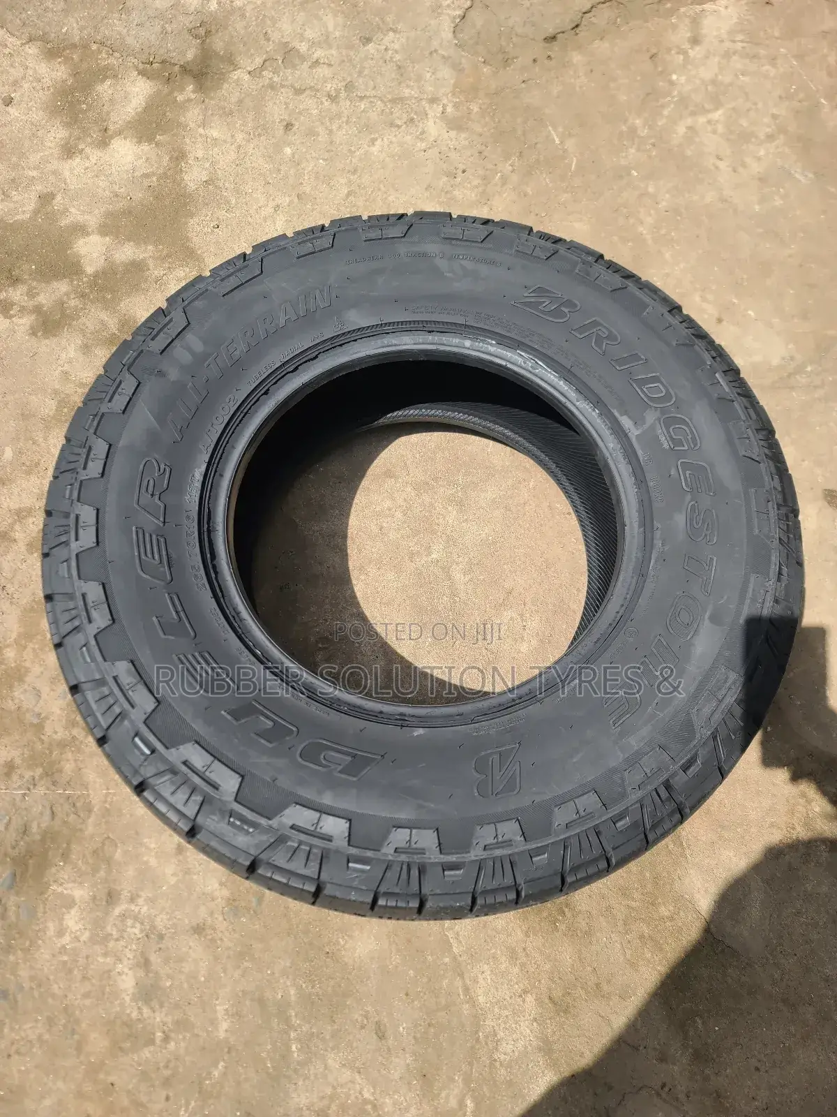 265 /70 R16 Bridgestone Tyres a/T002 All-Terrain